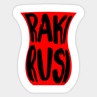 Raki Rusi Sticker